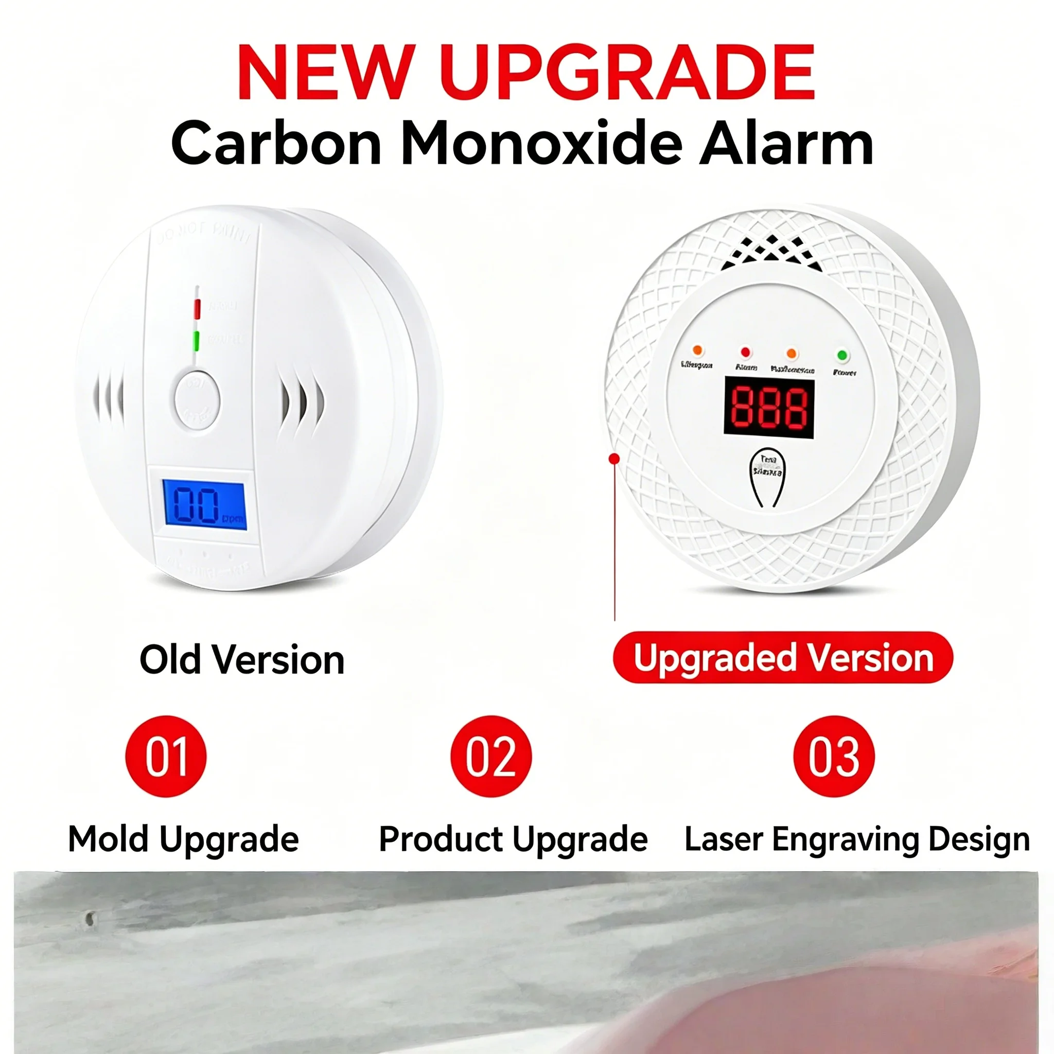 Z4T Carbon Monoxide Detector Battery Operated Digital Display CO Alarm Detector Monitors High Sensitivity CO Alarm for Home
Z4T Carbon Monoxide Detector Battery Operated Digital Display CO Alarm Detector Monitors High Sensitivity CO Alarm for Home