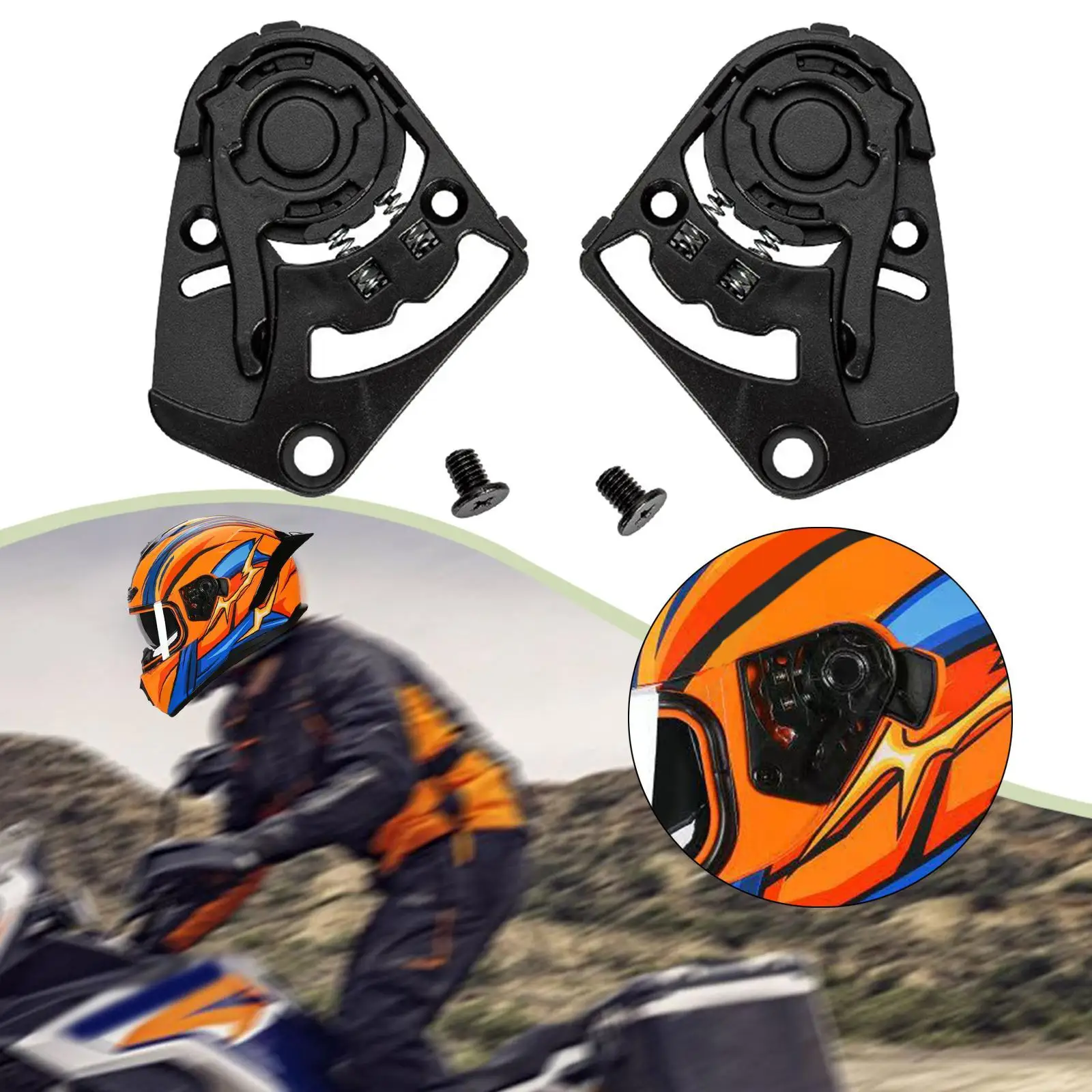 Helmet Lens Base Repair Kit Universal Motorcycle Helmet Visor Attachment for GSB 350 360D RC3 Carbon BIHR K7 KUMOSHI 540
Helmet Lens Base Repair Kit Universal Motorcycle Helmet Visor Attachment for GSB 350 360D RC3 Carbon BIHR K7 KUMOSHI 540