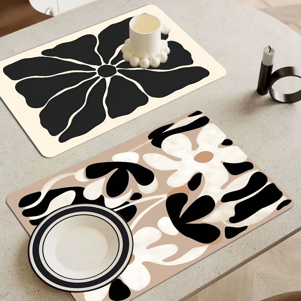 Abstract Flower Coffee Tablewear Drain Pad Bathroom Square Absorbing Anti-slip Dry Mat Kitchen Placemat Dishes Cup Pad
Abstract Flower Coffee Tablewear Drain Pad Bathroom Square Absorbing Anti-slip Dry Mat Kitchen Placemat Dishes Cup Pad