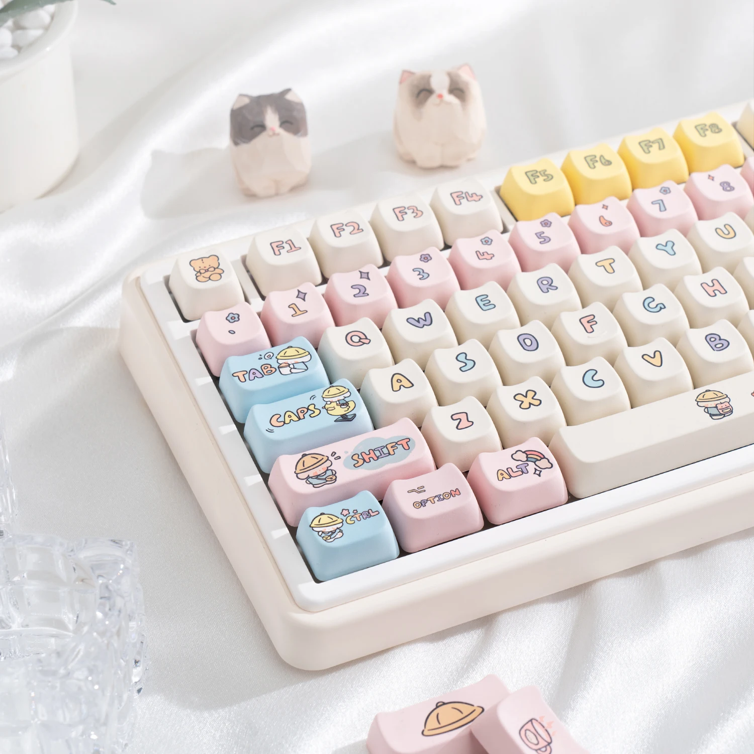 Cat Ears Keycap Cute PBT Mechanical Keyboard Cap Hot Sublimation Girls Pink 68 75 87
Cat Ears Keycap Cute PBT Mechanical Keyboard Cap Hot Sublimation Girls Pink 68 75 87