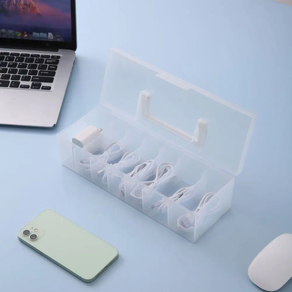 Dustproof Data Cable Storage Box Data Line Storage Plastic Desktop Organizer Flip Cover Transparent Cable Container
Dustproof Data Cable Storage Box Data Line Storage Plastic Desktop Organizer Flip Cover Transparent Cable Container