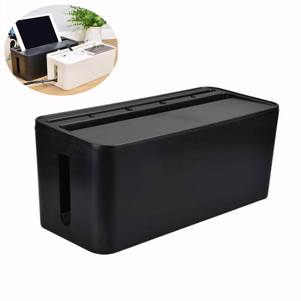 Power Cord Storage Box Black Durable Plastic Cable Organizer For Home Office Living Room Bedroom Kitchen Bathroom Balcony Wire
Power Cord Storage Box Black Durable Plastic Cable Organizer For Home Office Living Room Bedroom Kitchen Bathroom Balcony Wire