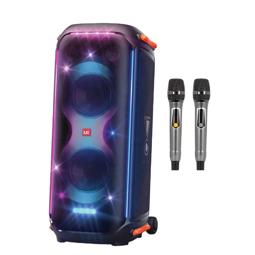 ZJZ-2066 OEM оптовая продажа Популярная вечерние караоке-машина портативный беспроводной динамик с микрофоном и аксессуарами
ZJZ-2066 OEM оптовая продажа Популярная вечерние караоке-машина портативный беспроводной динамик с микрофоном и аксессуарами