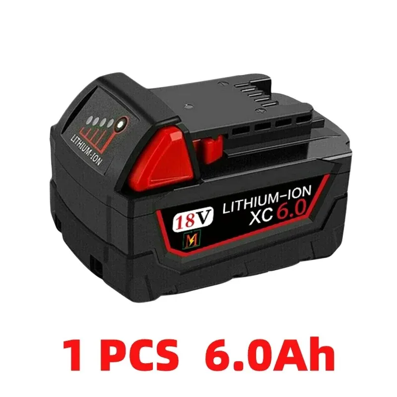 18V Rechargeable Power Tool Battery 12.0Ah For Milwaukee M18 XC Lithium Battery 48-11-1860 48-11-1850 48-11-1840 48-11-1820
18V Rechargeable Power Tool Battery 12.0Ah For Milwaukee M18 XC Lithium Battery 48-11-1860 48-11-1850 48-11-1840 48-11-1820