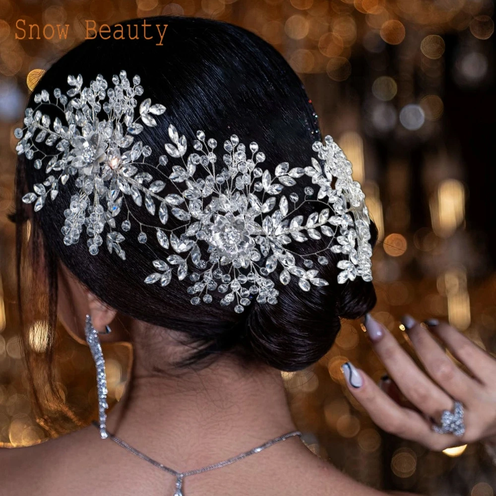 DZ094 Bride Hair Band Crystal Wedding Headband Bridal Hair Accessories Wedding Headbands For Bride Hair Jewelry Gift Headdress
DZ094 Bride Hair Band Crystal Wedding Headband Bridal Hair Accessories Wedding Headbands For Bride Hair Jewelry Gift Headdress