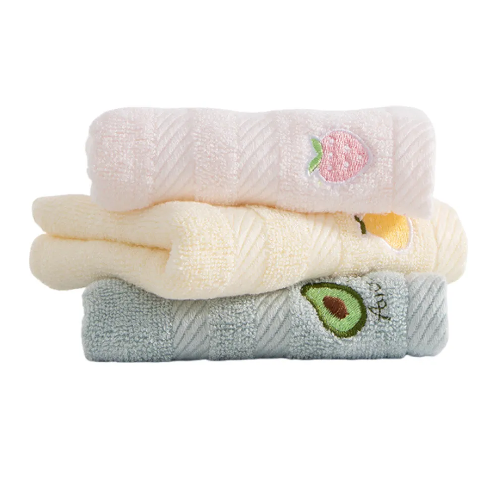 3Pcs Bamboo Pulp Children Face Towels Adorable Fruit Embroidery Vibrant Colors Multi Use Soft Washcloths for Babies
3Pcs Bamboo Pulp Children Face Towels Adorable Fruit Embroidery Vibrant Colors Multi Use Soft Washcloths for Babies