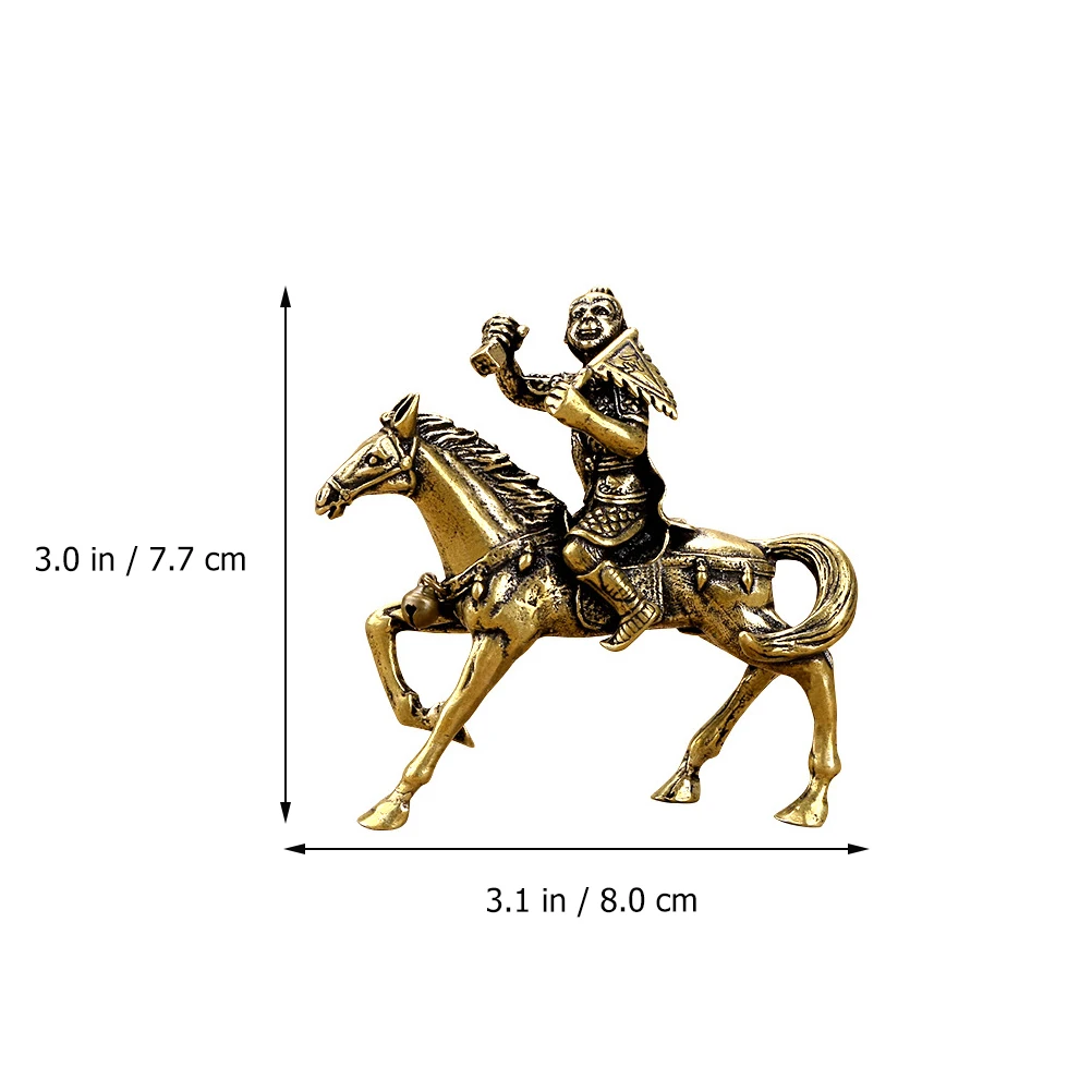Brass Monkey Riding Horse Statue Feng Shui Embellishment Living Room Desktop Cafe Bar Study Gift Birthday Christmas
Brass Monkey Riding Horse Statue Feng Shui Embellishment Living Room Desktop Cafe Bar Study Gift Birthday Christmas