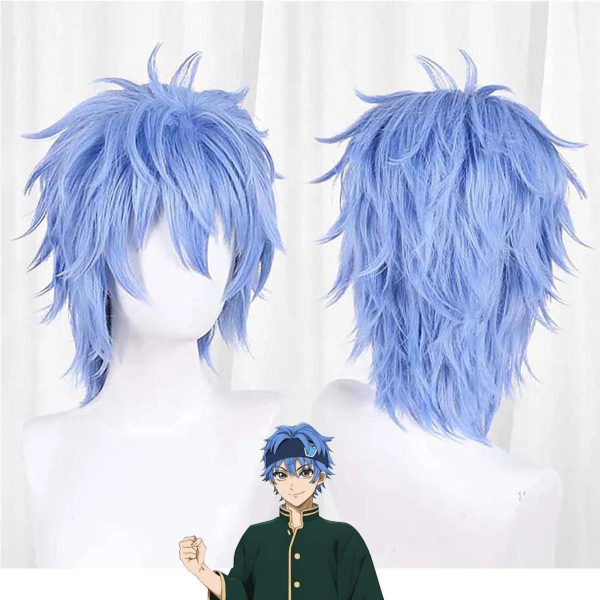 Men Anime Dead Account Cosplay Enishiro Souji Kasubata Kukuru Emoto Naruhiko Hasumi Renri Short Hair Wig
Men Anime Dead Account Cosplay Enishiro Souji Kasubata Kukuru Emoto Naruhiko Hasumi Renri Short Hair Wig