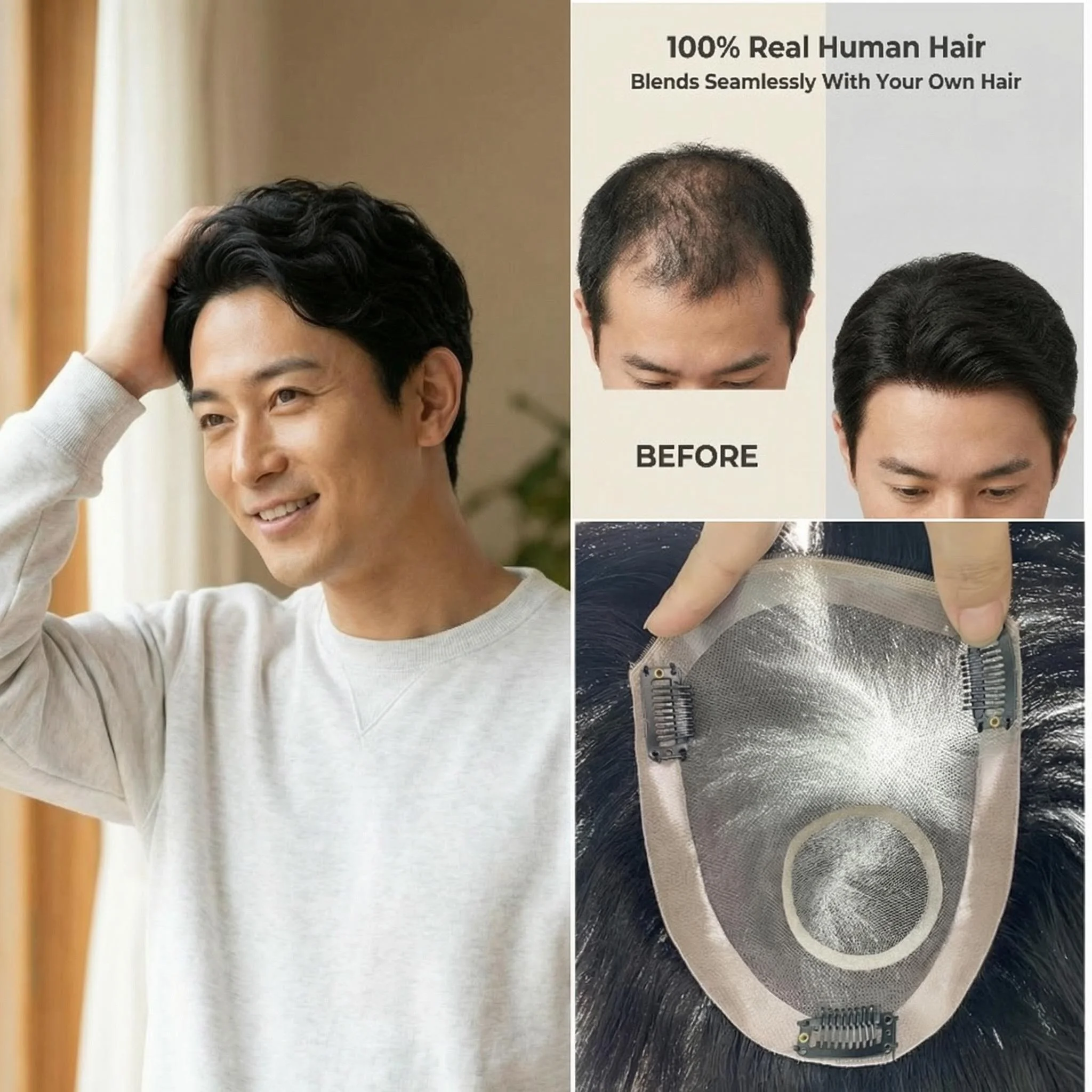 Men Hair Piece 100% Human Hair Mono Base 6 Inch Short PU Edge Lace Front With Clips Fully Hand Tied Off Black
Men Hair Piece 100% Human Hair Mono Base 6 Inch Short PU Edge Lace Front With Clips Fully Hand Tied Off Black
