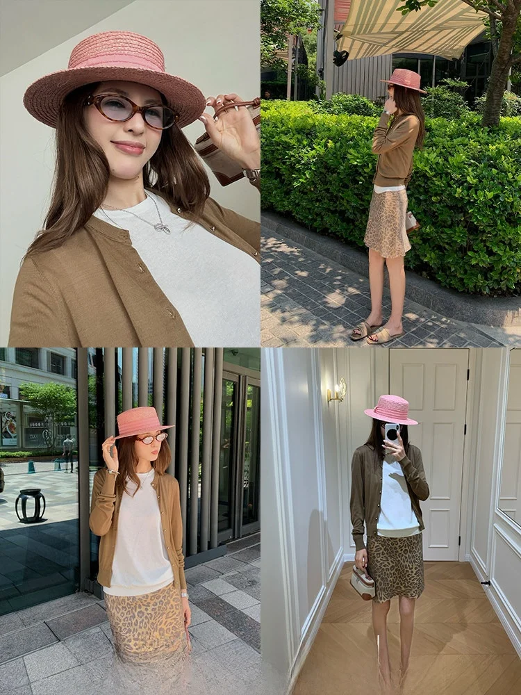 Xzichic Summer 00 Days Silk Knitted Open Cardigan Long Sve round Ne Women's Breathable Sun Protection Coat Korean Sle...
Xzichic Summer 00 Days Silk Knitted Open Cardigan Long Sve round Ne Women's Breathable Sun Protection Coat Korean Sle...