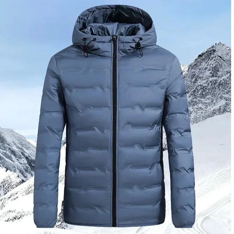 Outdoor Hooded Down Cotton Jacket Men Youth Cotton-padded Parkas Autumn Winter White Duck Down Coat Men's Bobojaco Parka Jacket
Outdoor Hooded Down Cotton Jacket Men Youth Cotton-padded Parkas Autumn Winter White Duck Down Coat Men's Bobojaco Parka Jacket