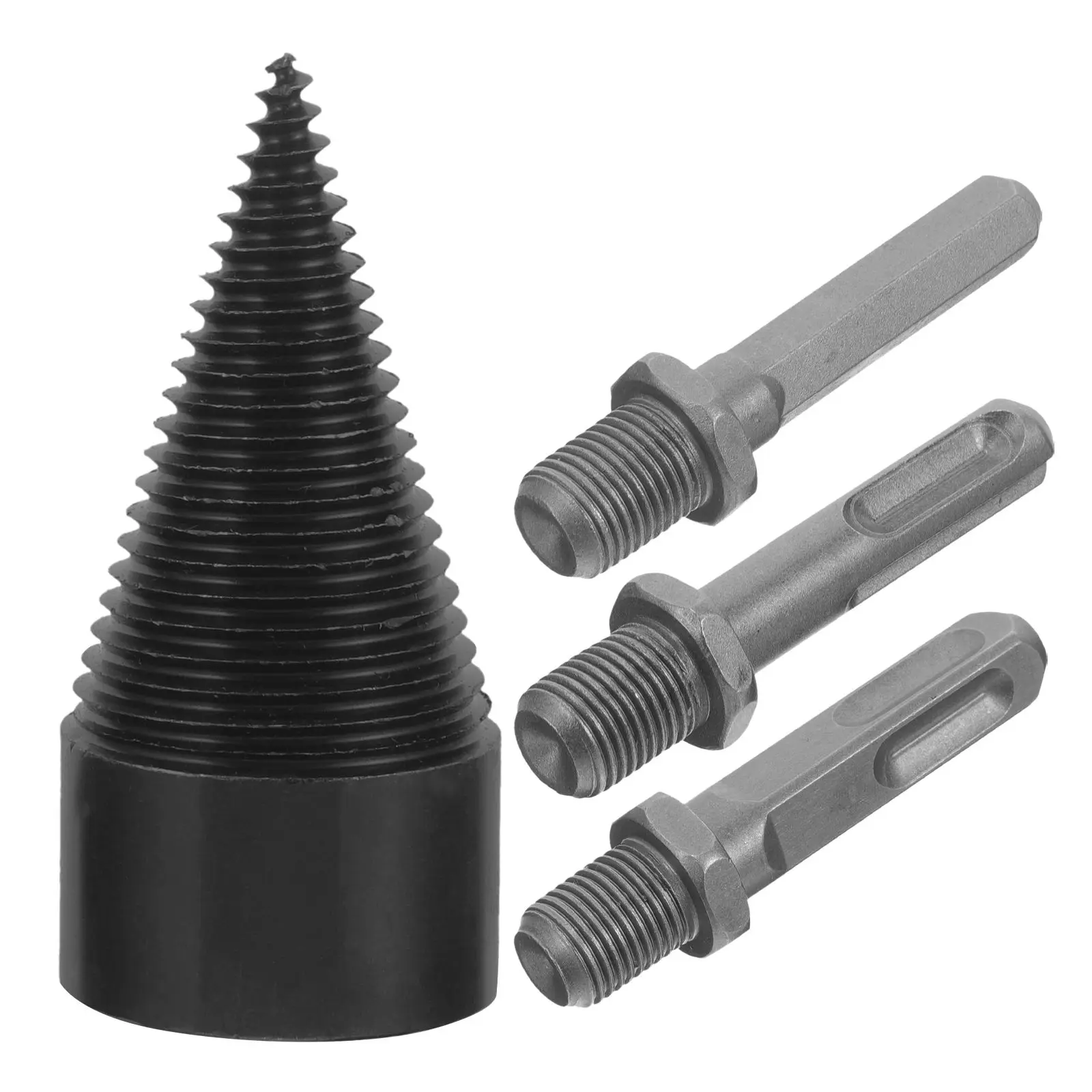 Electric Firewood Drill Bit 45mm Square Round Shank Splitter Cone Woodworking Tools Steel Bits For Home Workshop Stable
Electric Firewood Drill Bit 45mm Square Round Shank Splitter Cone Woodworking Tools Steel Bits For Home Workshop Stable