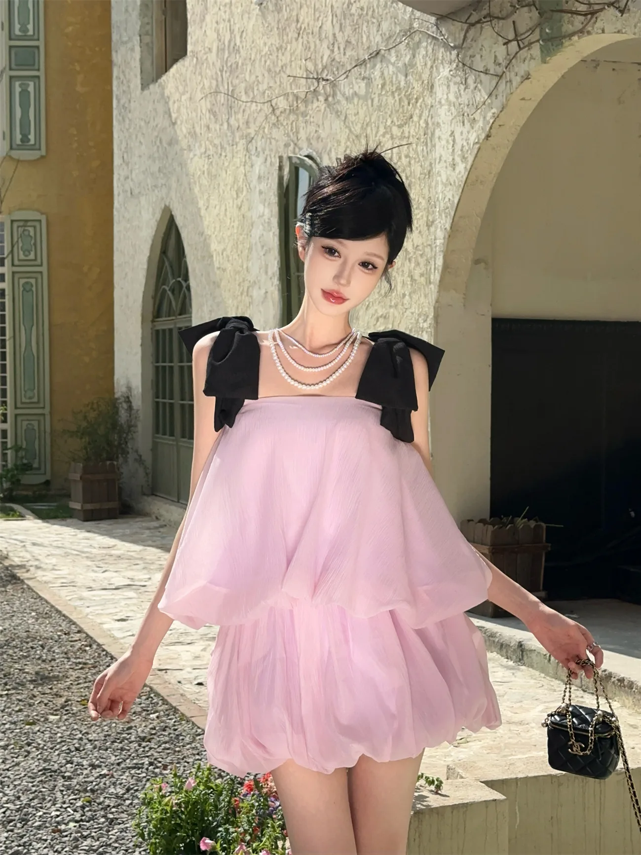 Mipai New Style Sweet Knot Waist Short Skirt Gown in Misty Pink Color for Young Women Traditional Hanfu Summer Fashion
Mipai New Style Sweet Knot Waist Short Skirt Gown in Misty Pink Color for Young Women Traditional Hanfu Summer Fashion