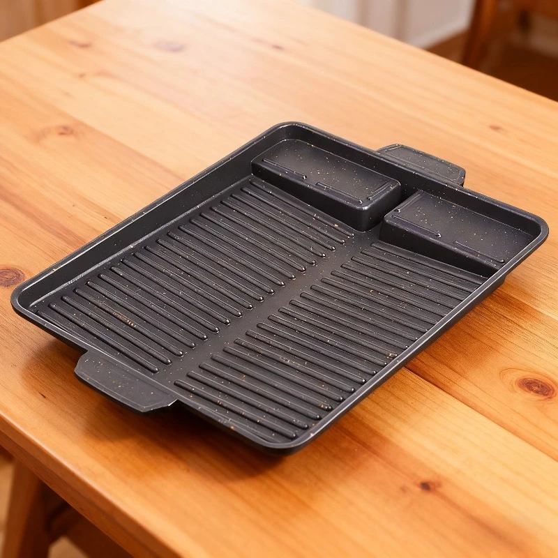 Поднос для выпечки на природе, портативный уличный карточный гриль, гриль для барбекю, бытовая сковорода, тарелка теппаньяки, кухонные инструменты
Поднос для выпечки на природе, портативный уличный карточный гриль, гриль для барбекю, бытовая сковорода, тарелка теппаньяки, кухонные инструменты