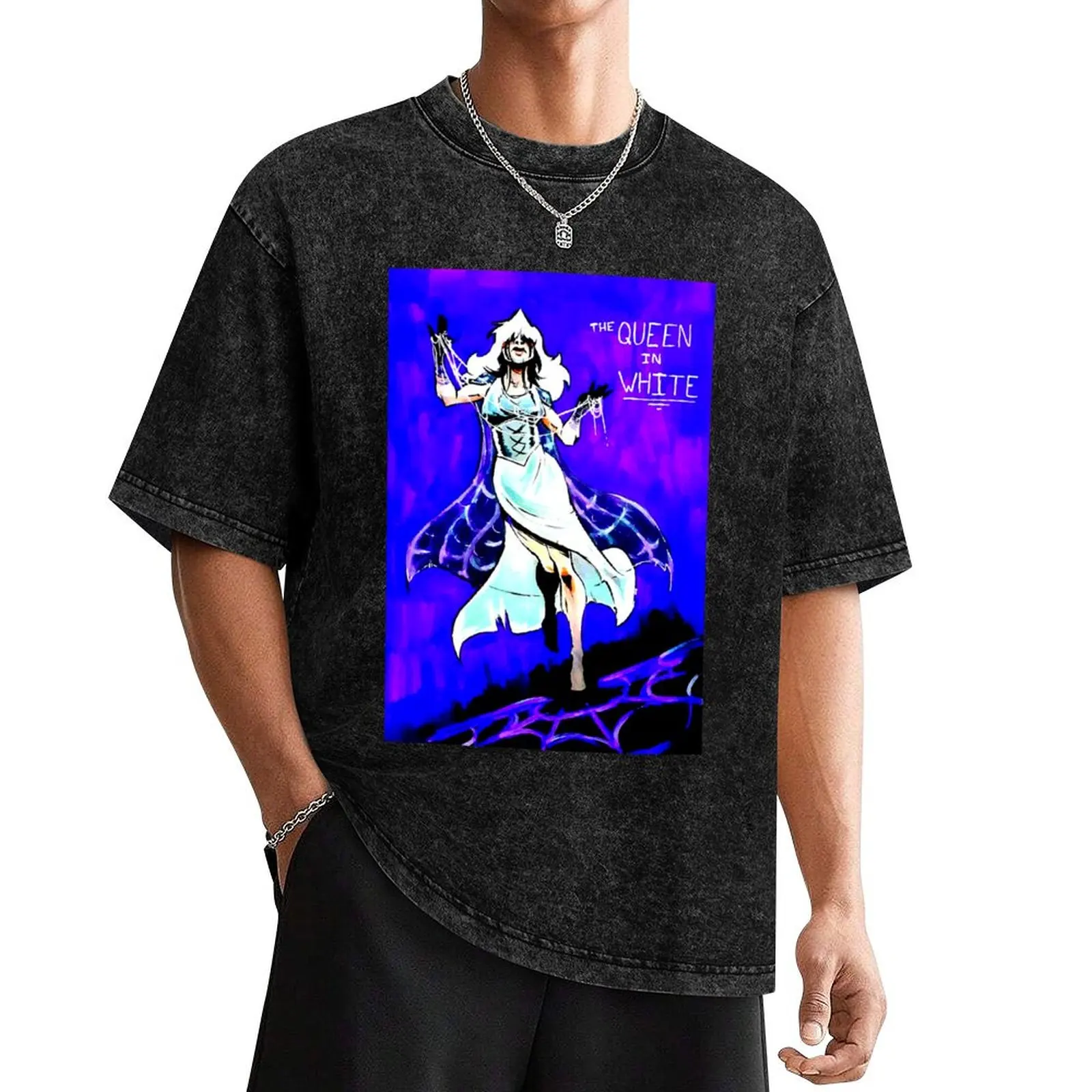 The Queen in White - Hatchetfield T-Shirt cute clothes oversized graphic tee Aesthetic clothing cotton t shirt men
The Queen in White - Hatchetfield T-Shirt cute clothes oversized graphic tee Aesthetic clothing cotton t shirt men