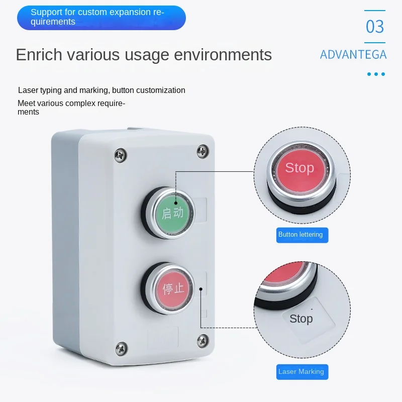 1 шт. 1 2 3 отверстия, высококачественная кнопка аварийной остановки, блок управления, кнопка лифта, водонепроницаемая коробка, пластиковый стартовый ящик, белый
1 шт. 1 2 3 отверстия, высококачественная кнопка аварийной остановки, блок управления, кнопка лифта, водонепроницаемая коробка, пластиковый стартовый ящик, белый