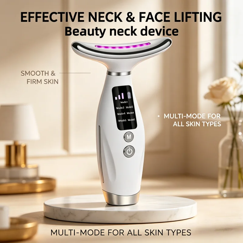 Travel Mini Neck & Face Massager EMS Microcurrent LED Therapy Jawline Lifting Anti Wrinkle Firming Skin Care Beauty Instrument
Travel Mini Neck & Face Massager EMS Microcurrent LED Therapy Jawline Lifting Anti Wrinkle Firming Skin Care Beauty Instrument