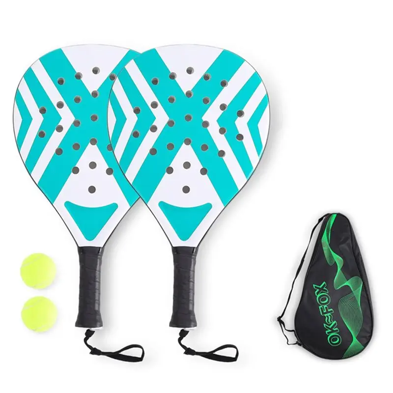 Racket For Outdoor Sports Cage Padel Rackets Tennis Racquet Sports Control Smart Holes 2Pcs With Balls And Carry Bag Multi-Purpo
Racket For Outdoor Sports Cage Padel Rackets Tennis Racquet Sports Control Smart Holes 2Pcs With Balls And Carry Bag Multi-Purpo