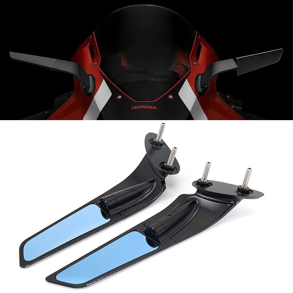 Black Motorcycle Wing Rearview Mirror Modification Accessory Suitable For Honda CBR1000RR 2008-2023
Black Motorcycle Wing Rearview Mirror Modification Accessory Suitable For Honda CBR1000RR 2008-2023