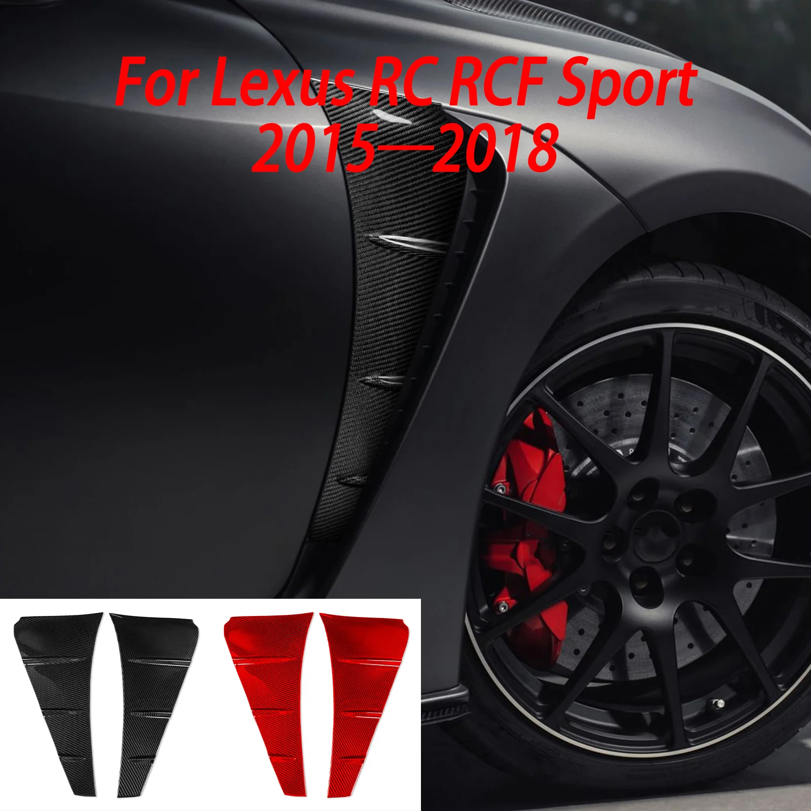 Front Fender Side Vent Cover Garnish Trim Car Accessories For Lexus RC F RCF Sport 2015-2018 Real Dry Carbon Fiber Modification
Front Fender Side Vent Cover Garnish Trim Car Accessories For Lexus RC F RCF Sport 2015-2018 Real Dry Carbon Fiber Modification