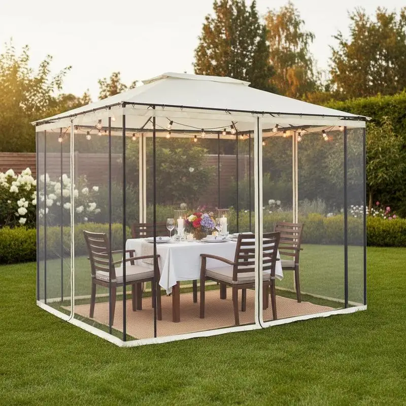 10x10 Replacement Mesh Sidewall Netting for Gazebos and Canopy Tents with Zippers, Black
10x10 Replacement Mesh Sidewall Netting for Gazebos and Canopy Tents with Zippers, Black