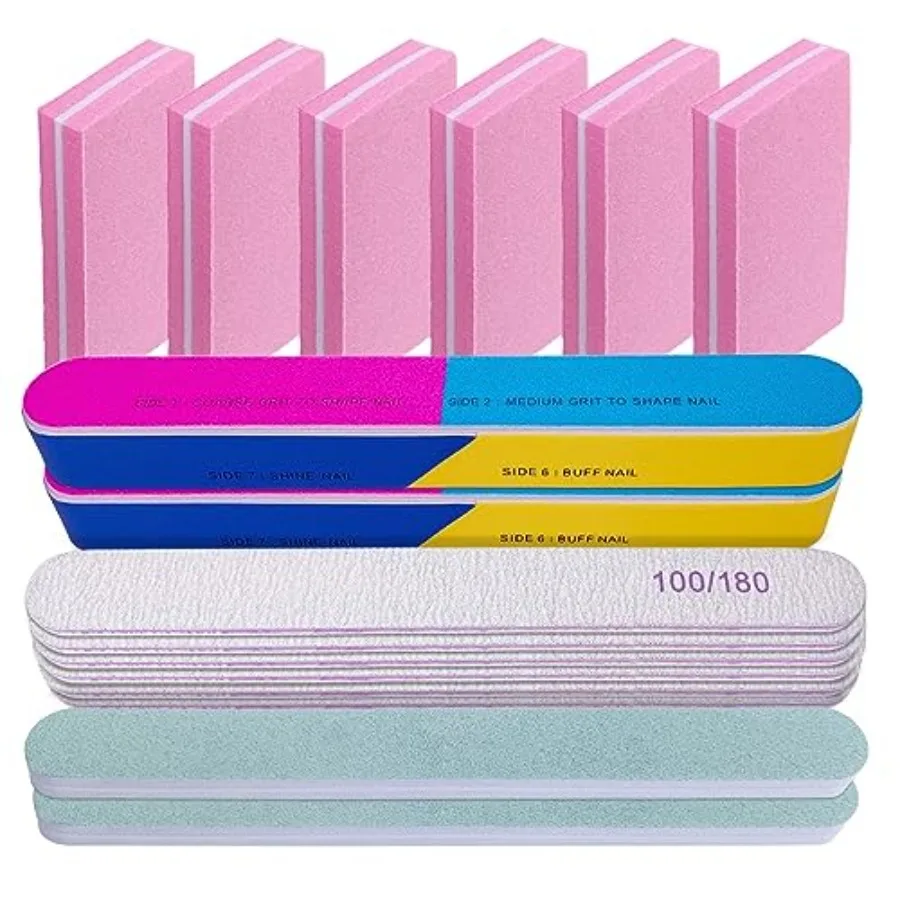 Nail File and Buffer Set 16 Pack,Nail File Kit Professional Nail Files and Buffers Manicure Supplies Filer Buffer for Natural N
Nail File and Buffer Set 16 Pack,Nail File Kit Professional Nail Files and Buffers Manicure Supplies Filer Buffer for Natural N