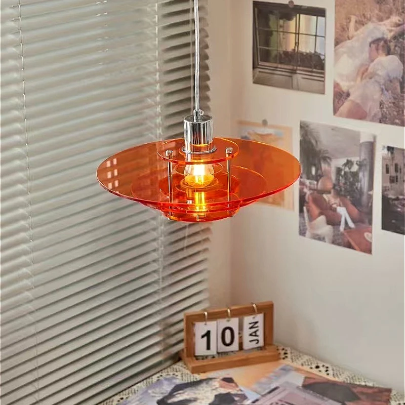 Danish Cord Pendant Light, Retro Futurism Hanging Lamp with Multilayer Acrylic for Cafe, Chrome E27 Suspension Lighting
Danish Cord Pendant Light, Retro Futurism Hanging Lamp with Multilayer Acrylic for Cafe, Chrome E27 Suspension Lighting