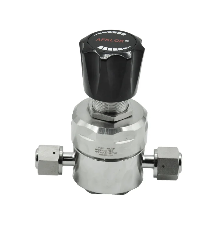SS316L High Pressure Regulator WR1200 500 psi to 3000 psi Adjustable Outlet 1/2VCR Female ISO Certified
SS316L High Pressure Regulator WR1200 500 psi to 3000 psi Adjustable Outlet 1/2VCR Female ISO Certified