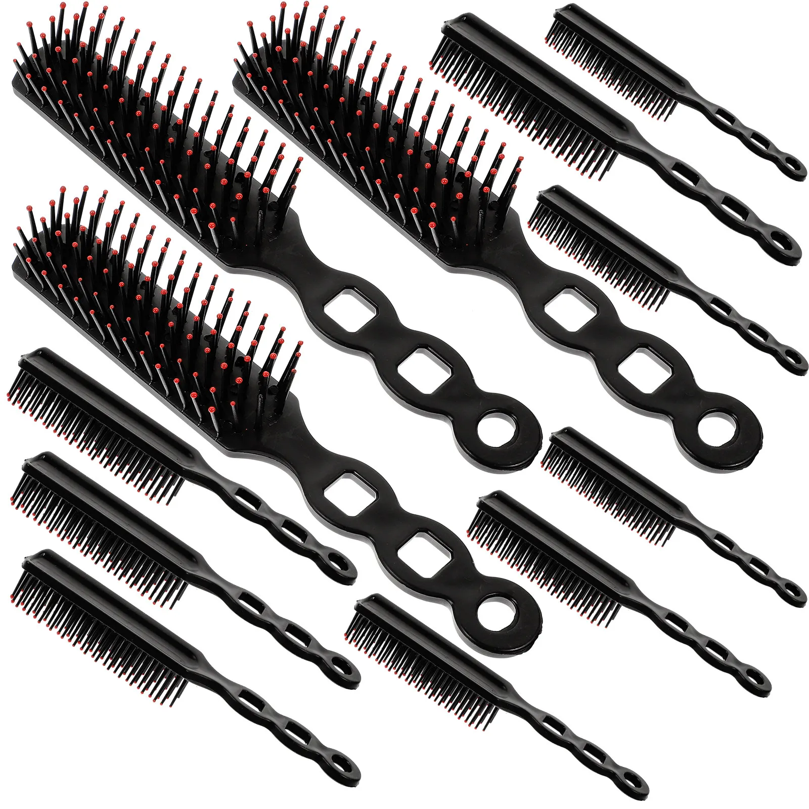 12Pcs Hair Combs Detangling Massage Brushes Scalp Massagers Portable Suitable for Straight Curly Hair
12Pcs Hair Combs Detangling Massage Brushes Scalp Massagers Portable Suitable for Straight Curly Hair