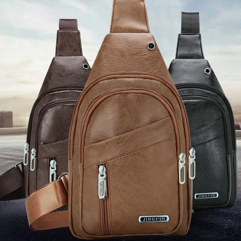 Fashion Men Aslant Adjustable Shoulder Strap Chest Pack Earphone Hole Portable Leisure Time Men Chest Pack Solid Waterproof Bag
Fashion Men Aslant Adjustable Shoulder Strap Chest Pack Earphone Hole Portable Leisure Time Men Chest Pack Solid Waterproof Bag