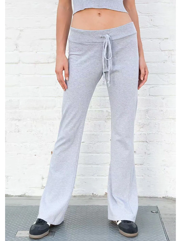 Vintage Casual Cotton Yoga Pants Women Gray Knitted High Waist Drawstring Y2k Trousers Female Spring Chic Slim Sweatpants 2023
Vintage Casual Cotton Yoga Pants Women Gray Knitted High Waist Drawstring Y2k Trousers Female Spring Chic Slim Sweatpants 2023