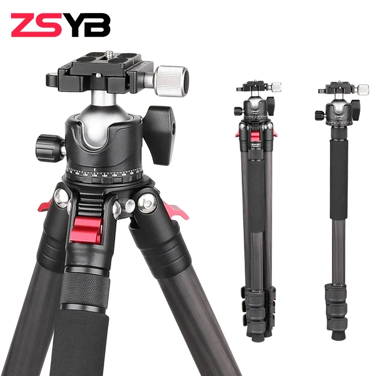 ZSYB Heavy Duty Video Camcorder Gimbal Carbon Fiber Tripod Fluid Drag Head Camera Tripods For Phone
ZSYB Heavy Duty Video Camcorder Gimbal Carbon Fiber Tripod Fluid Drag Head Camera Tripods For Phone