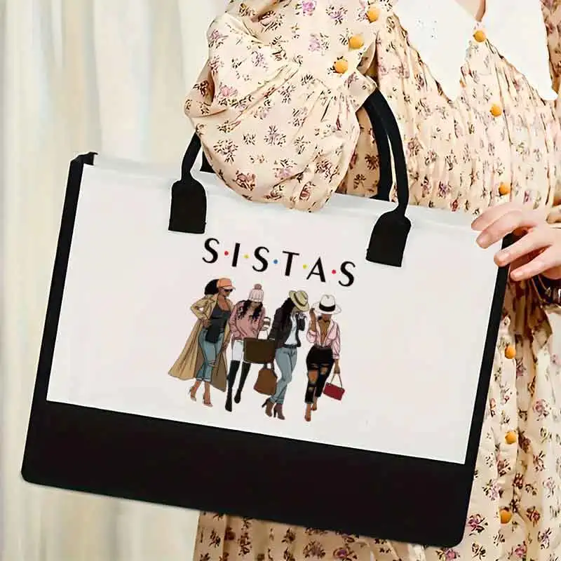 Canvas Bags SiSTAS Team Bachelorette Tote Bags Tote Bags For Women Handbags Team Sisters Graphic Shopping Bag For Bachelorette P
Canvas Bags SiSTAS Team Bachelorette Tote Bags Tote Bags For Women Handbags Team Sisters Graphic Shopping Bag For Bachelorette P