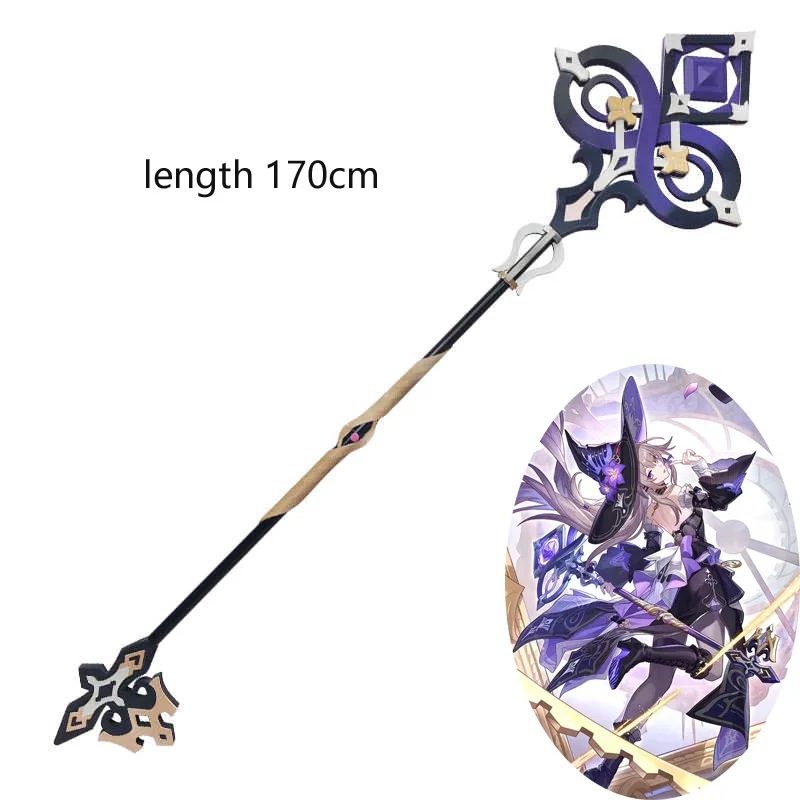 Honkai: Star Rail Herta Cosplay Weapon Staff Length 170cm PVC Prop Weapons Halloween Christmas Party Clothing Accessory
Honkai: Star Rail Herta Cosplay Weapon Staff Length 170cm PVC Prop Weapons Halloween Christmas Party Clothing Accessory