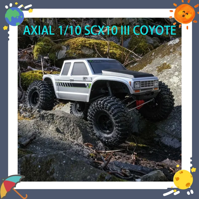 Осевой SCX10 III Coyote, масштаб 1/10, электрический внедорожный альпинистский автомобиль с дистанционным управлением, готовый к эксплуатации радиоуправляемый автомобиль, игрушка для хобби
Осевой SCX10 III Coyote, масштаб 1/10, электрический внедорожный альпинистский автомобиль с дистанционным управлением, готовый к эксплуатации радиоуправляемый автомобиль, игрушка для хобби