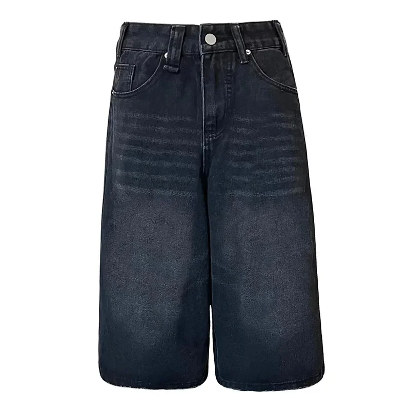 New American Loose Denim Shorts for Spring and Summer. Fashionable and Versatile Casual Straight-leg Seven-inch Jeans for Ladies
New American Loose Denim Shorts for Spring and Summer. Fashionable and Versatile Casual Straight-leg Seven-inch Jeans for Ladies