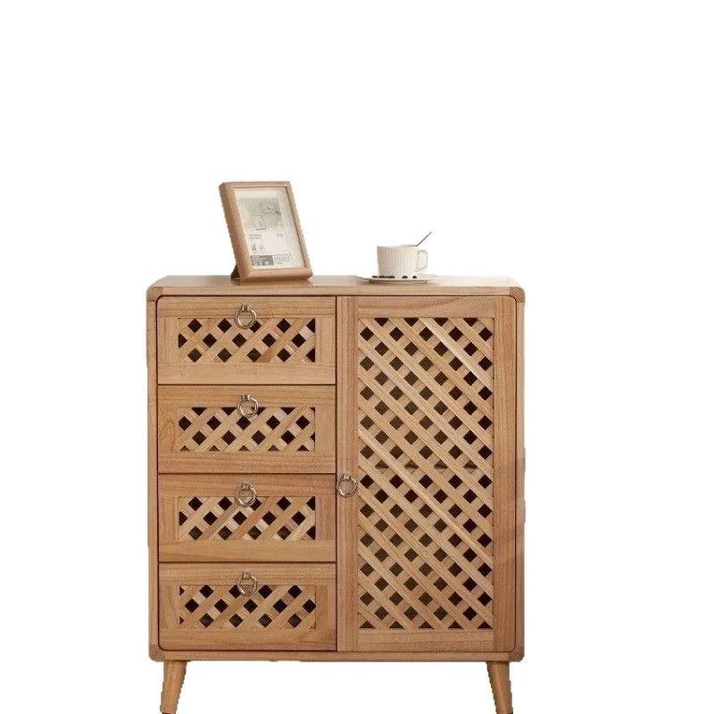 Simple solid wood chest, living room storage cabinet, storage floor locker, sofa with door, snack side cabinet
Simple solid wood chest, living room storage cabinet, storage floor locker, sofa with door, snack side cabinet
