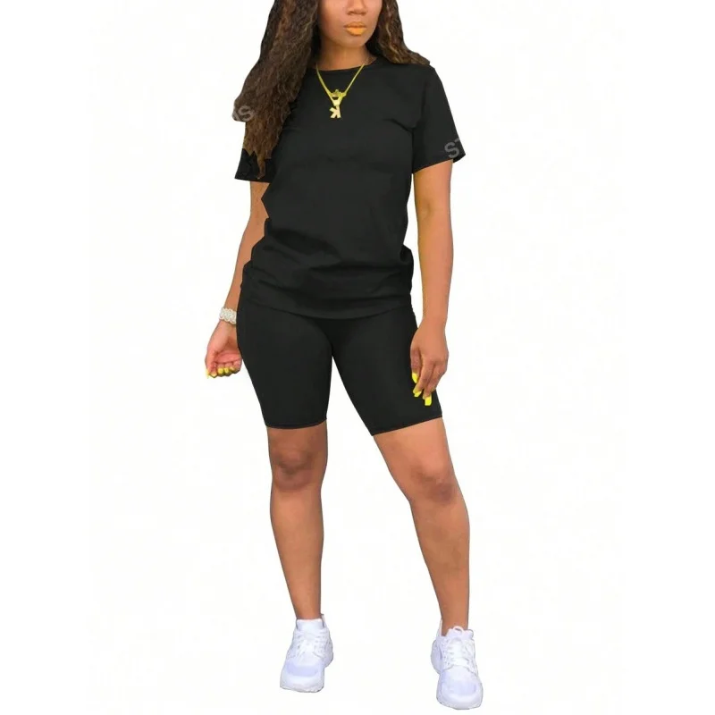 Casual T-shirt Shorts Set Women's Fashion Summer Outfit Comfortable Breathable Clothing Versatile Versatile Style for Various...
Casual T-shirt Shorts Set Women's Fashion Summer Outfit Comfortable Breathable Clothing Versatile Versatile Style for Various...