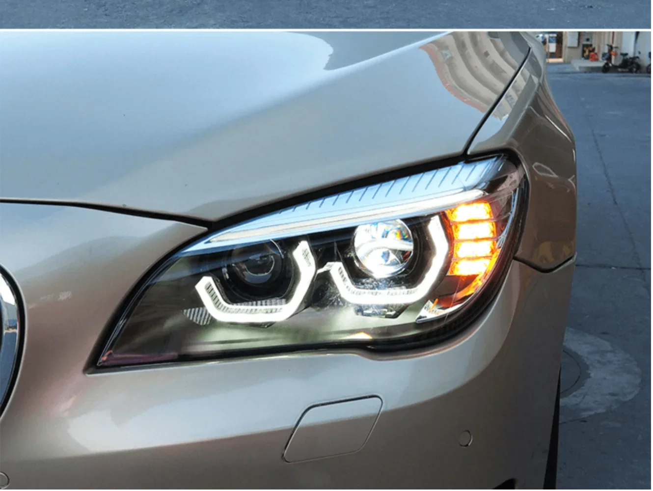 Автомобильные светодиодные фары в сборе для BMW 7 серии 09-15 F02 DRL дневные ходовые огни указатель поворота 2 шт.
Автомобильные светодиодные фары в сборе для BMW 7 серии 09-15 F02 DRL дневные ходовые огни указатель поворота 2 шт.