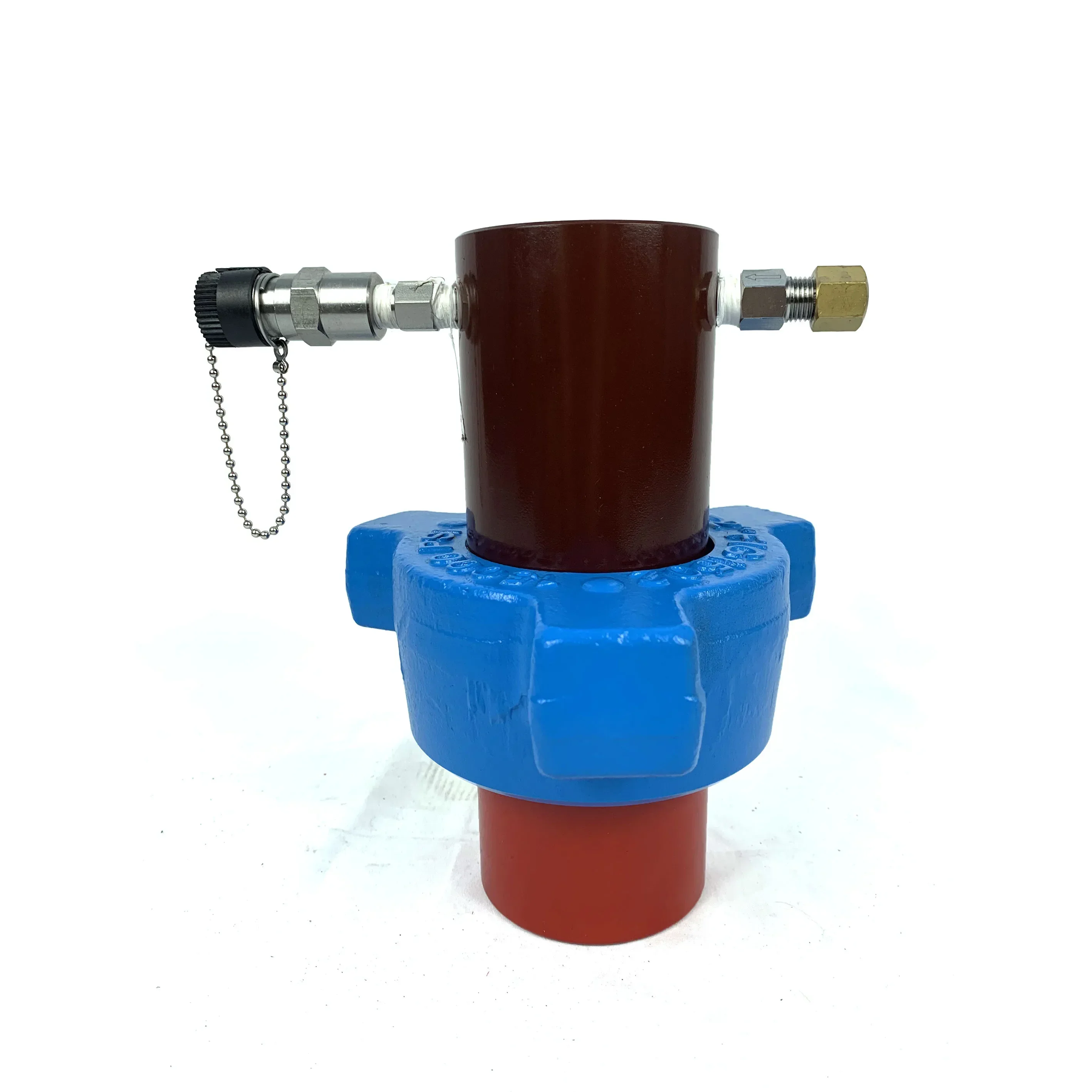 standpipe pressure sensor with 2"1502 nut and female sub, rubber cup inside, pressure can reach to 10000Psi
standpipe pressure sensor with 2"1502 nut and female sub, rubber cup inside, pressure can reach to 10000Psi