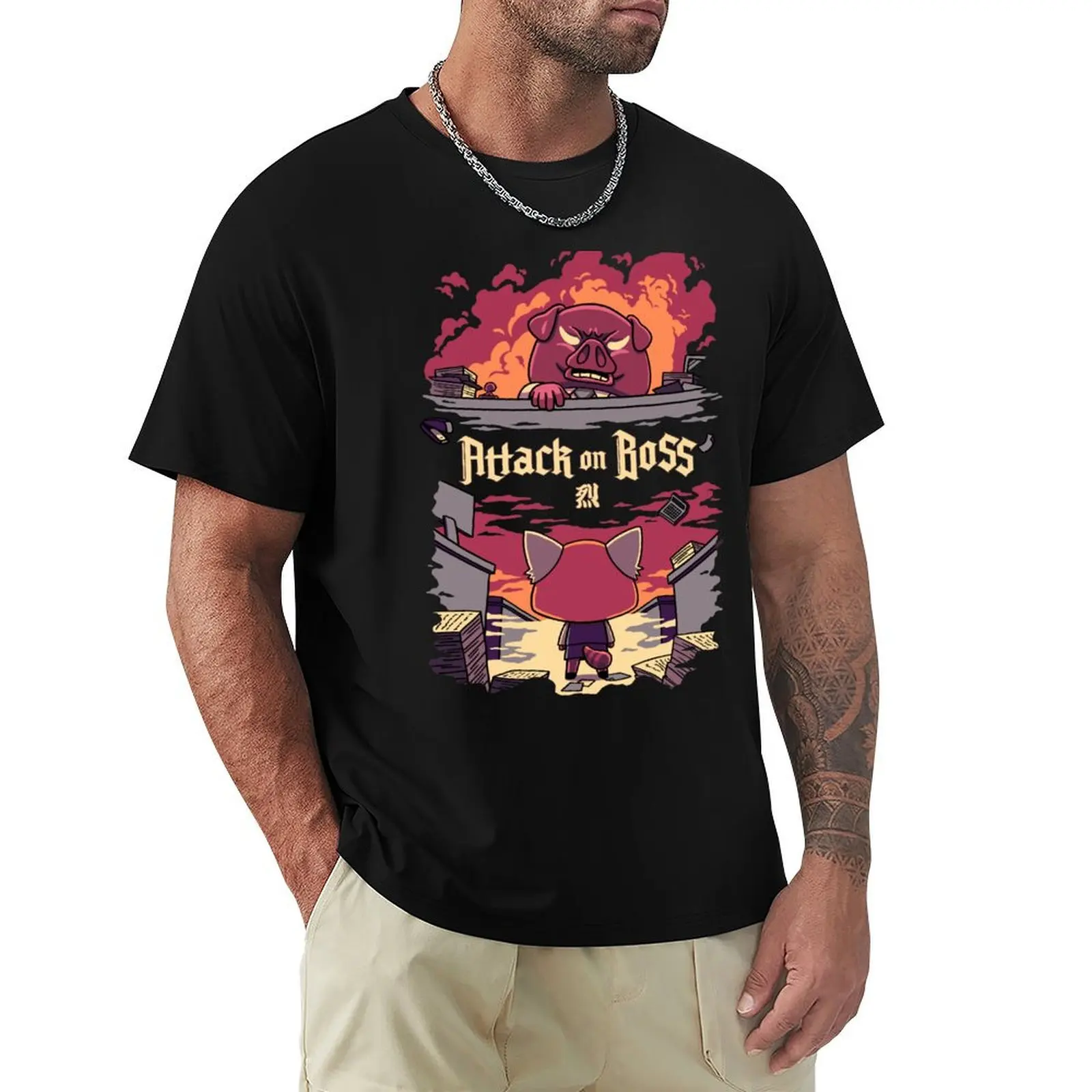 Attack on Boss // Funny Red Panda, Anime, Seinen T-Shirt Light Athletic Short Sleeve Tee Shirt
Attack on Boss // Funny Red Panda, Anime, Seinen T-Shirt Light Athletic Short Sleeve Tee Shirt
