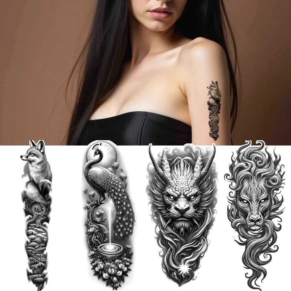 12pcs Temporary Tattoo Lion Tattoo Realistic Temporary Tattoos Dragon Tattoo Owl Tattoo Mixed Realism For Thigh Adult Male
12pcs Temporary Tattoo Lion Tattoo Realistic Temporary Tattoos Dragon Tattoo Owl Tattoo Mixed Realism For Thigh Adult Male