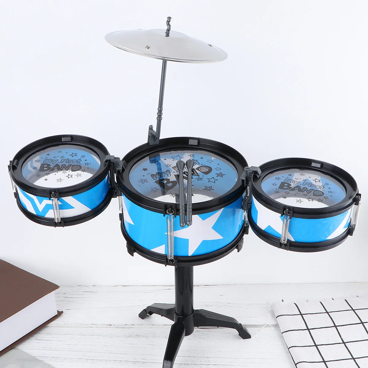 Drum Kit for Kids Blue Music Learning Instrument Encourages Color Recognition Hand Eye Coordination Intellectual Development Fun
Drum Kit for Kids Blue Music Learning Instrument Encourages Color Recognition Hand Eye Coordination Intellectual Development Fun