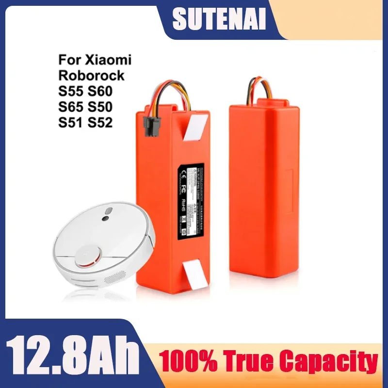 Аккумулятор для робота-пылесоса Xiaomi Roborock S55 S60 S65 S50 S51 S5 MAX S6, 14,4 В, 12800 мАч
Аккумулятор для робота-пылесоса Xiaomi Roborock S55 S60 S65 S50 S51 S5 MAX S6, 14,4 В, 12800 мАч