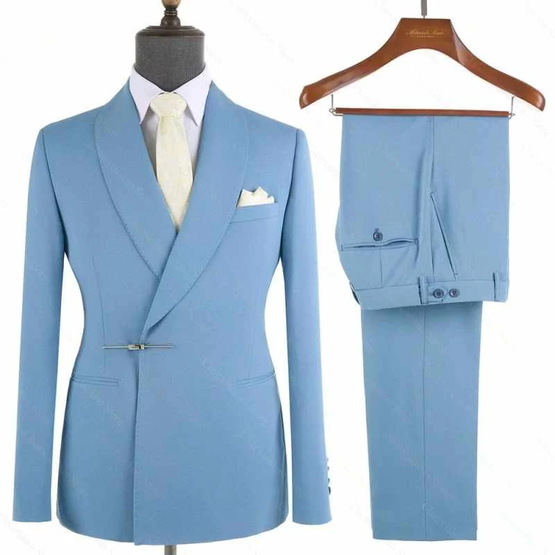 New Men's 2 Piece Suit Business Formal Set Groom & Groomsman Wedding Blazer+Pant Elegant Prom & Party Outfit
New Men's 2 Piece Suit Business Formal Set Groom & Groomsman Wedding Blazer+Pant Elegant Prom & Party Outfit