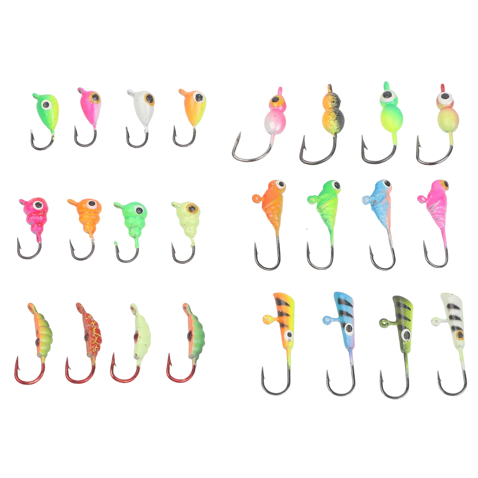 28pcs Ice Fishing Jigs Small Perch Jigging Sinking Lures for Targeting Walleyes Panfish and Crappies in Winter
28pcs Ice Fishing Jigs Small Perch Jigging Sinking Lures for Targeting Walleyes Panfish and Crappies in Winter