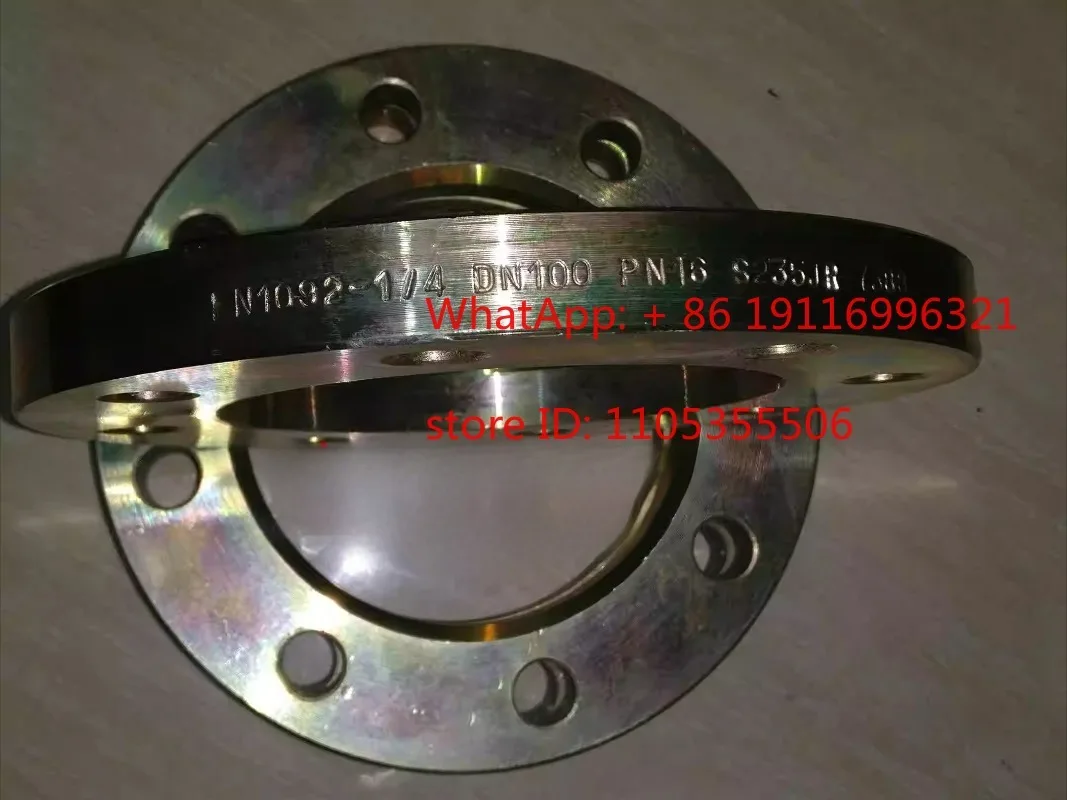1PCS EN1092-1/4 DN100 PN16 S235JR 7388 plate flat welding flange brand new
1PCS EN1092-1/4 DN100 PN16 S235JR 7388 plate flat welding flange brand new