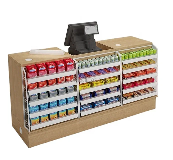 Mini Mart Cash Desk/cash Counter Table Design/checkout Counter Supermarket
Mini Mart Cash Desk/cash Counter Table Design/checkout Counter Supermarket
