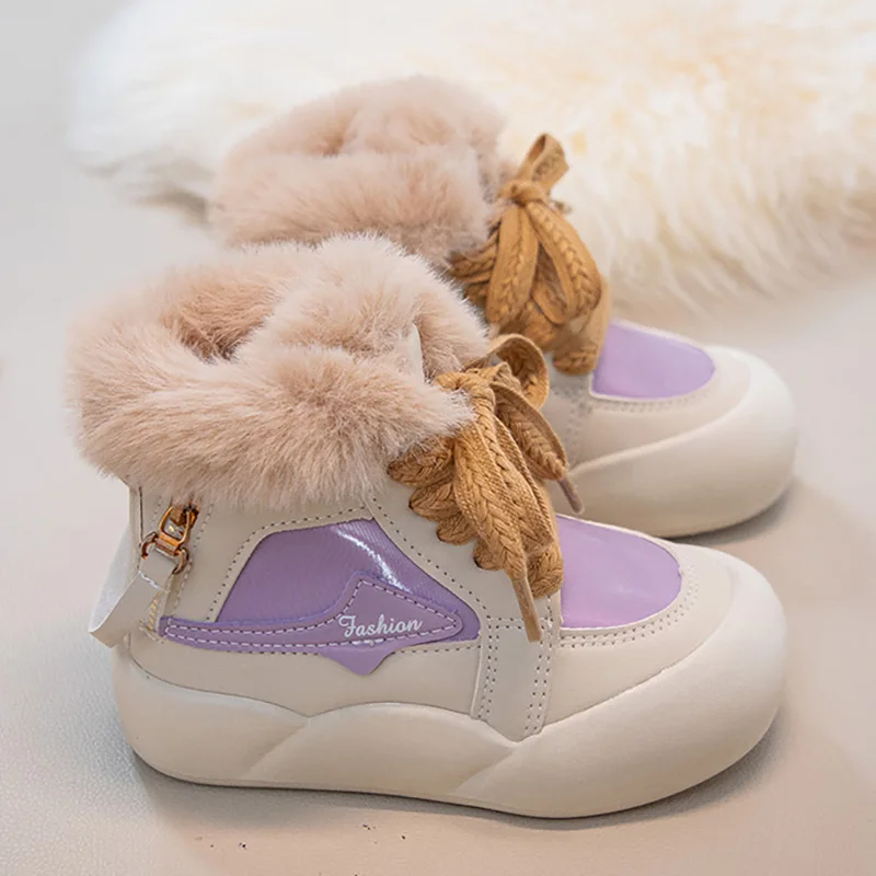 Зимние ботинки из искусственного меха для девочек, толстые теплые детские плюшевые ботинки, трендовые модные подростковые детские зимние ботинки, уличные теплые ботинки
Зимние ботинки из искусственного меха для девочек, толстые теплые детские плюшевые ботинки, трендовые модные подростковые детские зимние ботинки, уличные теплые ботинки
