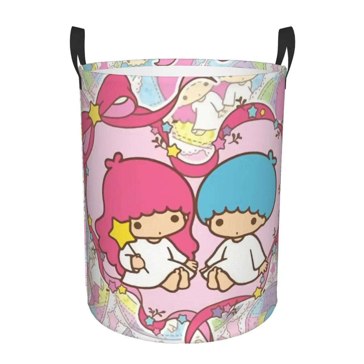 Little Twin Stars Cartoon Kiki Lala Laundry Hamper Large Storage Basket Men Women Laundry Organization
Little Twin Stars Cartoon Kiki Lala Laundry Hamper Large Storage Basket Men Women Laundry Organization